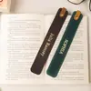 Marcador de Libro de Cuero Mismo Estilo de Etsy Se Puede Grabar con Láser Regalo de Lectura sin Costuras Marcador de Libro de Cuero Personalizado Regalo para Lectores