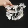 Tocado Miao Zhai estilo exótico de Guizhou vestido para disfraz Miao sombrero de plata collar accesorios de ropa étnica minoritaria Dong para mujeres