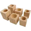 Patas de Gabinete de Cristal de Madera Maciza, Patas de Sofá Cama, Patas de Mesa, Almohadillas para Pies de Muebles, Almohadillas Altas, Pies de Cama, Bloques de Madera para Aumentar Altura al por Mayor