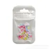 Acessórios Coloridos para Nail Art de Frangipani Tamanhos Mistos Flor de Cinco Pétalas Tridimensional Materiais para Unhas Wearable DIY Acessórios de Strass para Unhas