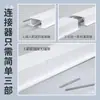 Trilho de Cortina Invisível com Design de Trilho Deslizante Flexível Embutido, Trilho Oculto Pré-instalado