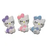 KT acessórios para gatos capa de celular adesivos para copo de água DIY adesivos para geladeira PVC fivela para sapatos de buraco flor para sapatos borracha macia acessórios para mochila de roupas