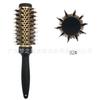 Peine para peinar melena de cerdo dorado, peine para cabello rizado esponjoso, peine redondo de cerámica, cepillo térmico de aluminio con tubo, peine de aire, fabricantes de Guangzhou