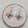 Brincos de rua simples com borlas populares europeias e americanas de Halloween, brincos de caveira punk vintage e combinando
