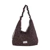 Bolsa de Mão com Estampa Floral Feminina 2026 Nova Outono Popular Leve para o Trabalho Bolsa Tote Grande Capacidade para Escola Trabalho Bolsa de Ombro Único