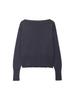 Comercio Exterior Transfronterizo Amazon Ropa de Mujer Otoño 2025 Nuevo Cuello Redondo Versátil Punto Plano Color Sólido Suéter Top de Punto