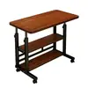 Mesita de noche, móvil, escritorio de computadora de altura ajustable, escritorio simple para dormitorio en casa, escritorio de estudio para estudiantes, escritorio para trabajar en la cama