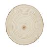 Decoración Navideña Lista para Usar del Fabricante Pequeñas Virutas de Madera Película y Televisión Virutas de Madera de Pino Pared de Fondo de TV Virutas de Madera Redondas Virutas de Madera para Bricolaje