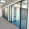 Mampara de Oficina de Vidrio Aleación de Aluminio Mampara de Pared de Vidrio Mampara de Vidrio Templado Mampara Alta Mampara de Vidrio