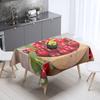 Mantel de Mesa para el Hogar Impermeable y a Prueba de Aceite Transfronterizo Ins Mantel Rectangular para Mesa de Centro Tapete de Picnic Mantel para el Hogar