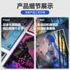 Fabricante personalizado atacado acrílico anime arte 2D placas, caixas cegas periféricas, materiais de apoio a fãs, papel colorido dupla face