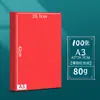 Papel Chinês Vermelho A4 Artesanal Cartolina Dura 4K Papel Vermelho Grande para Pintura A3 Grande Papel para Dobradura Dupla Face Cartolina para Recorte