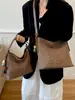 Bolso de mano tejido simple de gran capacidad, nueva moda 2026, bolso de hombro casual de paja para el día a día