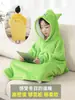 Pijama Infantil para Otoño e Invierno, Niños y Niñas, de una Pieza Grueso de Franela Estilo Largo, Manta Perezosa Peculiar, Bata de Baño Linda, Ropa de Dormir