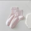 Calcetines de tubo versátiles de dopamina para ballet para mujer, calcetines de verano delgados de malla hueca transpirables de color sólido al por mayor