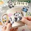 Kapibala Capybara Serie Panda Lindo Adhesivo de Mano Decoración Material Dibujos Animados Creativo DIY Adhesivo Papelería
