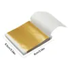 Arte de Uñas Transfronterizo Papel de Foil Dorado de Alto Brillo Pegatinas Doradas y Plateadas para Uñas Papel de Foil Ultra Delgada para Bricolaje Pegatinas Decorativas de Foil Dorado Estilo Japonés Hoja Completa