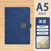 Caderno com Logo Impresso, Livro de Registros de Couro Macio para Escritório, Conjunto em Caixa de Presente, Caderno de Aparência Sofisticada com Fecho Magnético
