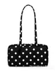 Bolsa de Ombro de Nylon Amazon Feminina Nova Tendência Moda Versátil Bolsa Transversal Grande Capacidade Leve Bolsa de Ombro Xadrez