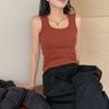 Ropa Calentadora de Piel Du Xiaozhai con forro polar Sujetador sin costuras Chaleco para Mujer Otoño e Invierno Cálido para Llevar Debajo o Encima Camiseta de Capa Base sin Mangas