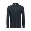 Camiseta interior de manga larga para exteriores de doble cara, 300g, 40 hilos, con tapeta de cremallera y cuello alto, camisa cultural de trabajo personalizada