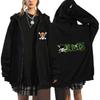 Sudadera con cremallera de anime Otoño e Invierno One Piece Chaqueta de forro polar impresa de Solon Sudadera deportiva casual para hombre y mujer