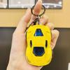 Chaveiro Pingente de Carro de Corrida Desenho Animado Criativo Especial para Estudantes Crianças Decoração de Mochila