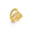 Anillo Irregular Hueco Europeo y Americano para Mujer Anillo Superfino Nicho Alta Gama Lujo Ligero Personalidad Moda Versátil Anillo Ajustable