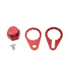 EKFan Luya accesorios de rueda de carrete de pesca modificados junta antiaflojamiento brazo de manivela de carrete de gota tuerca de medición externa mano izquierda y derecha M7M8