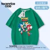 Ropa de Sonic camiseta infantil ropa de manga corta infantil Super Sonic Ratón Verano Algodón Superior