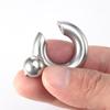 BCR Argola Captiva de Bola Bold Pinch Expansão de Orelha Pode Ser Feita Barra Lateral Nasal Argola Privada Joia Corporal Joia para Piercing Corporal