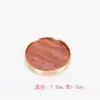 Soporte para tazas de té de cobre y madera, Base de té de madera maciza de ébano negro, Posavasos de té resistente al calor, Juego de té Kung Fu para el hogar de palisandro, Accesorios para la ceremonia del té