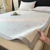 Colchoneta Refrigerante Hielo Frijol Clase A Verano 2026 Modelo Nuevo PE Tela Hielo Frío Juego de Tres Piezas Sábana de Cama para Dormitorio Lavable a Máquina