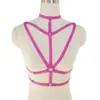 Fabricante de Disfraces de Escenario para Discotecas tipo Bambú Fuente de Suministro para Comercio Exterior Europeo y Americano Escote Halter Hueco Lencería Sexy Bondage