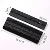 Sujetador Colorido en Stock con Tres Filas de Botones, Accesorios para Sujetador de Poliéster Blanco y Negro, Fabricante de Ropa Interior Pintada en Spray con Tres Filas de Dos Botones
