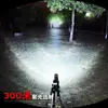 Linterna frontal de carga por inducción T6 impermeable LED luz fuerte zoom telescópico linterna frontal de pesca para exteriores
