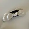 Pinza de Plátano con Lazo de Orejas de Conejo de Satén Estilo Coreano, Clip Vertical de Diseño Doble Cara, Accesorio Versátil para Cola de Cabello para Niñas