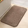 Alfombrillas Gruesas de Imitación de Cachemira Transfronterizas, Felpudos Sencillos para Cocina y Baño, Alfombrillas Antideslizantes para Baño, Felpudos Absorbentes de Agua