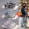 Zapatos Deportivos para Niñas 2026 Primavera/Otoño Estilo Nuevo Hebilla Giratoria Zapatos de Arroyo para Exteriores Infantiles Malla Transpirable Suela Suave Zapatos para Correr