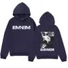 Sudaderas con capucha de firma de Eminem Slim Shady para hombre y mujer Hip Hop