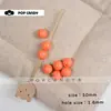 Materiales de Cuentas Pulidas Acrílicas Kit de Cuentas DIY Multicolor Hecho a Mano Cuentas Redondas de 10 mm Cuentas Sueltas Colgante de Bolsa Dulce