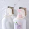 Soporte de Pared para Gel Antibacterial sin Taladro, Estante para Almacenamiento de Gel de Ducha, Portashampoo, Estante para Detergente de Baño