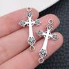 Misto 15 cruzes diy joias acessórios pingente colar roupa presente decoração material suéter corrente pingente