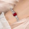 Pulsera de circonita de color para comercio exterior, pulsera de diseño vintage de moda, pulsera de moda estilo ins