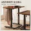 Mesa de cabeceira, móvel, mesa de computador com altura ajustável, pequena mesa para home office, mesa de estudante, escrivaninha, mesa de estudo para quarto