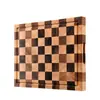 Tabla de cortar de mosaico para cocina en stock con rejilla para comida de bebé y frutas, Tabla de cortar de madera para uso doméstico, Tabla de cortar creativa de madera maciza