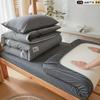Conjunto de Lençóis de Algodão de Três Peças para Cama de Dormitório de Estudantes Universitários, Capa de Colcha, Conjunto de Roupa de Cama, Conjunto de Roupa de Cama de Seis Peças