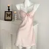 Camisón de seda helada puramente sensual para mujer en verano, ropa de dormir sexy de alta gama, conjunto casero simple, personalizable