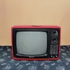 Televisor Antiguo Blanco y Negro, TV Retro Vintage Nostálgica Folclórica, Artículo Decorativo Coleccionable, Artículos Antiguos, Utilería de Cine y Televisión, Pieza de Exhibición