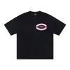 2026 Verão Unissex Cort Alcatraz Caimento Solto Camiseta Manga Curta Masculina Logo Carta Camiseta Jovem Casual Manga Curta